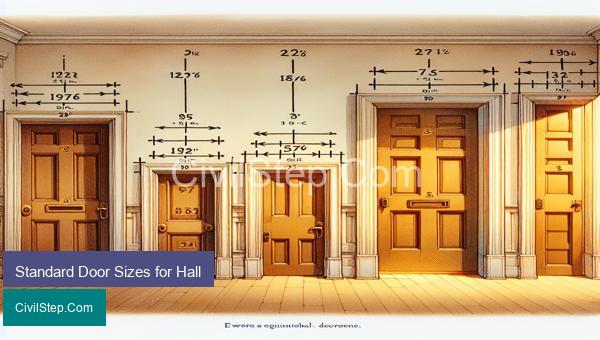 Standard Door Sizes for Hall