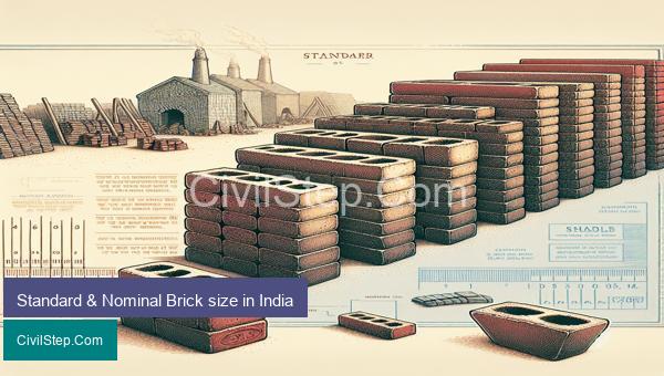 Standard & Nominal Brick size in India