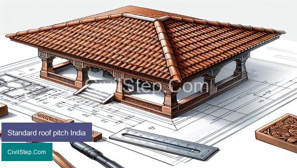 Standard roof pitch India