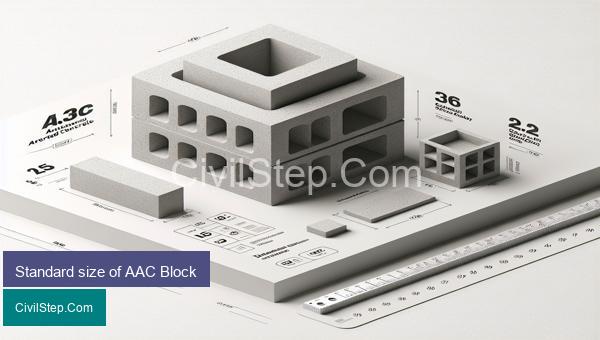 Standard size of AAC Block
