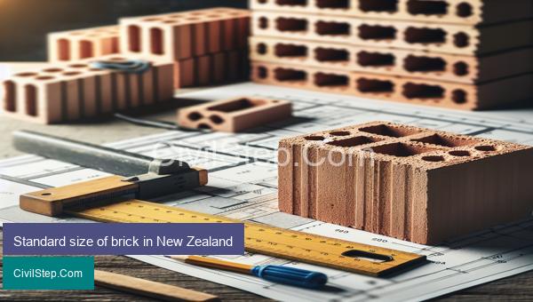 Standard size of brick in New Zealand
