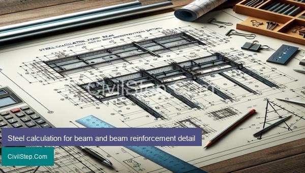 Steel calculation for beam and beam reinforcement detail