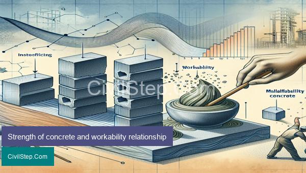 Strength of concrete and workability relationship