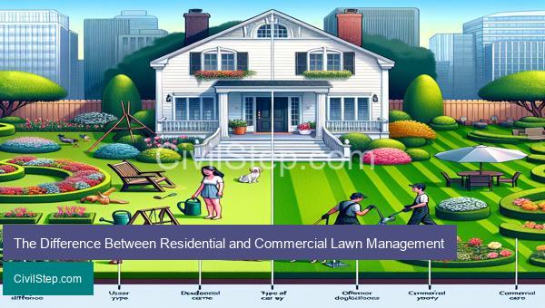 The Difference Between Residential and Commercial Lawn Management