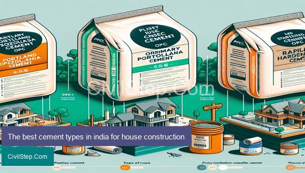 The best cement types in india for house construction