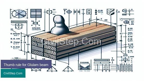 Thumb rule for Glulam beam