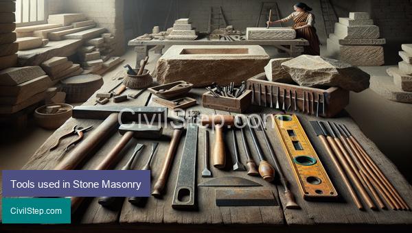 Tools used in Stone Masonry