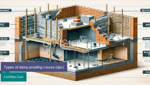 Types of damp proofing course (dpc)