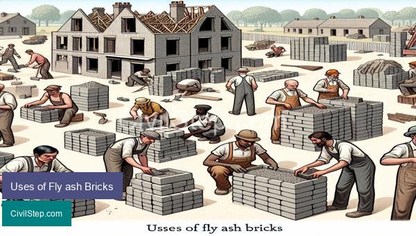 Uses of Fly ash Bricks