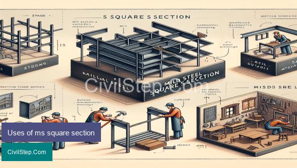 Uses of ms square section