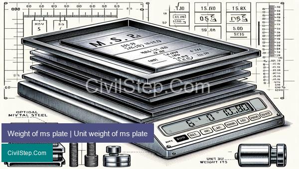 Weight of ms plate | Unit weight of ms plate
