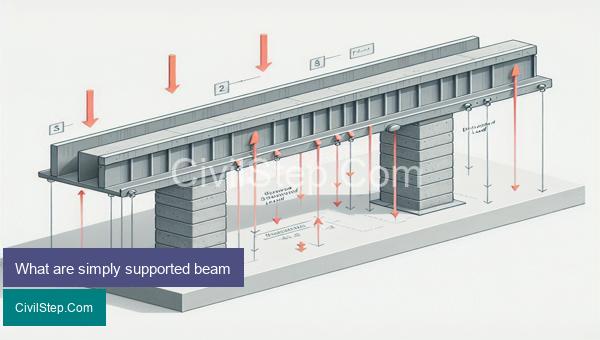 What are simply supported beam