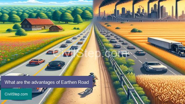 What are the advantages of Earthen Road