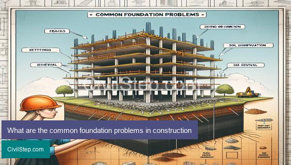 What are the common foundation problems in construction