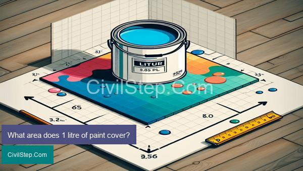 What area does 1 litre of paint cover?