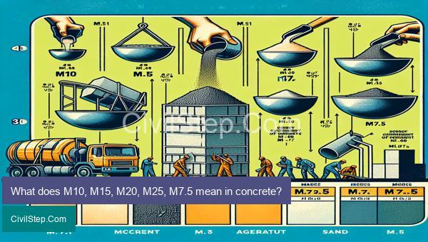 What does M10, M15, M20, M25, M7.5 mean in concrete?