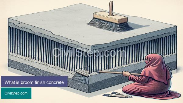 What is broom finish concrete