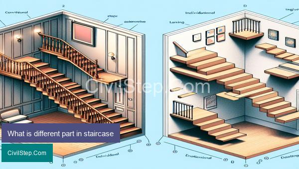 What is different part in staircase