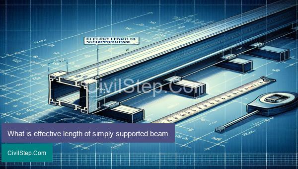 What is effective length of simply supported beam