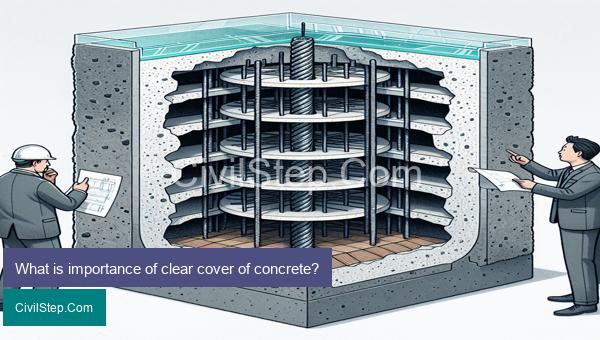 What is importance of clear cover of concrete?