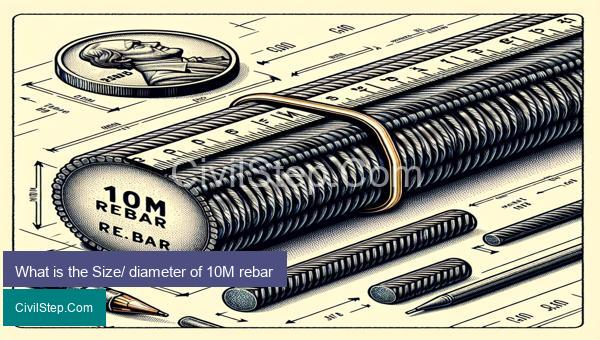 What is the Size/ diameter of 10M rebar