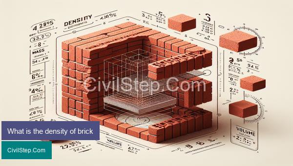 What is the density of brick