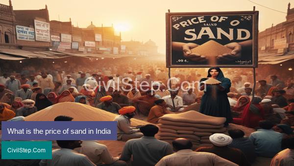 What is the price of sand in India