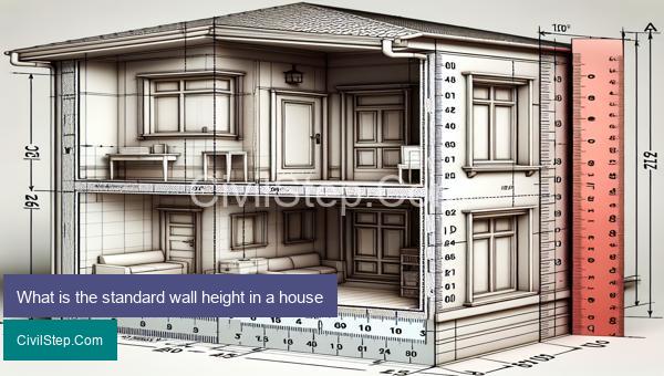 What is the standard wall height in a house