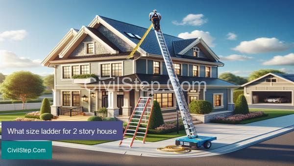 What size ladder for 2 story house