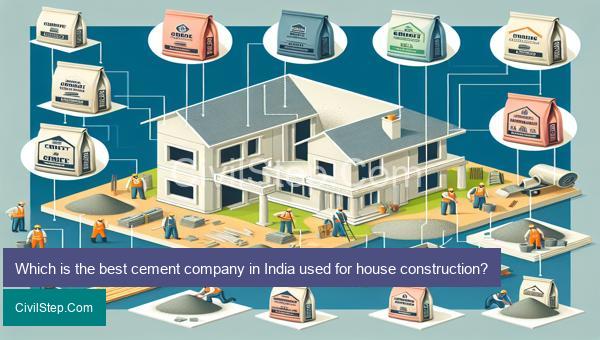 Which is the best cement company in India used for house construction?