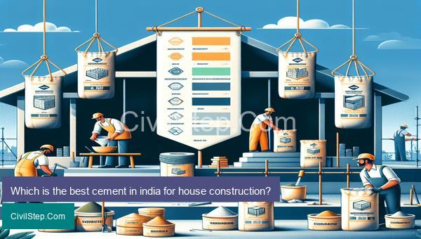 Which is the best cement in india for house construction?