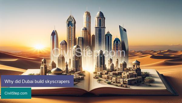 Why did Dubai build skyscrapers