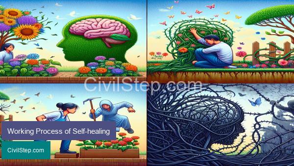 Working Process of Self-healing