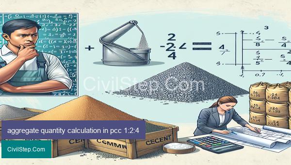 aggregate quantity calculation in pcc 1:2:4