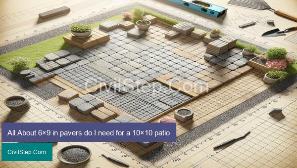 All About 6×9 in pavers do I need for a 10×10 patio