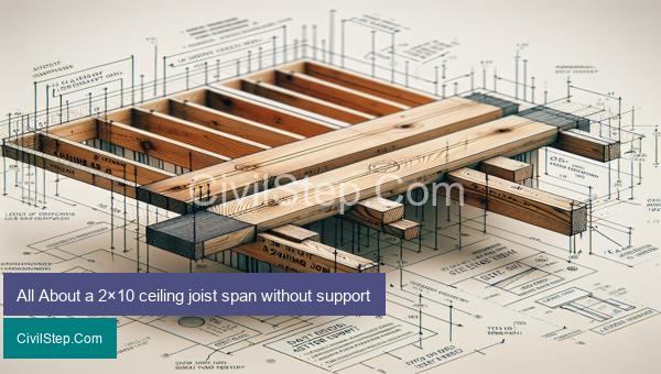 All About a 2×10 ceiling joist span without support