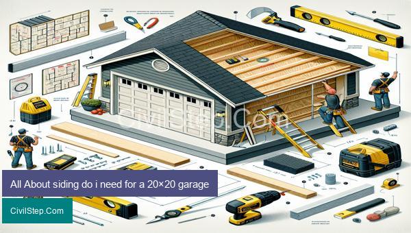 All About siding do i need for a 20×20 garage