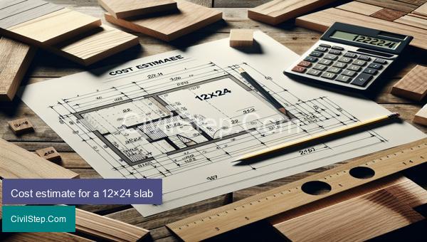 Cost estimate for a 12×24 slab