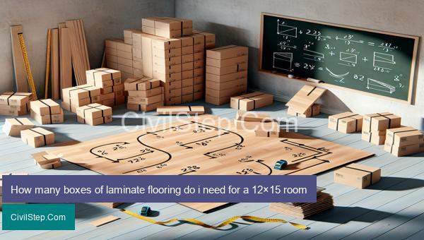 How many boxes of laminate flooring do i need for a 12×15 room