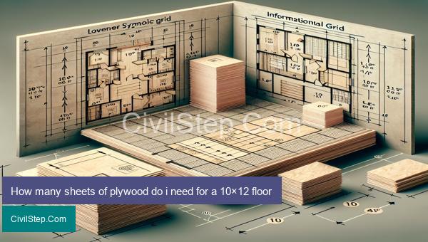 How many sheets of plywood do i need for a 10×12 floor