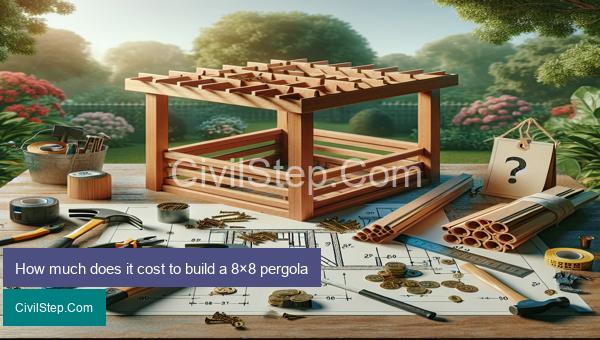 How much does it cost to build a 8×8 pergola