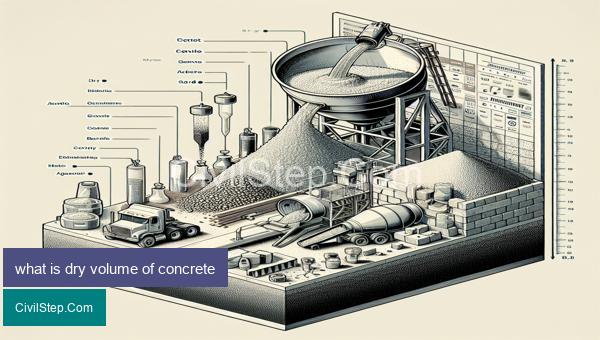 what is dry volume of concrete
