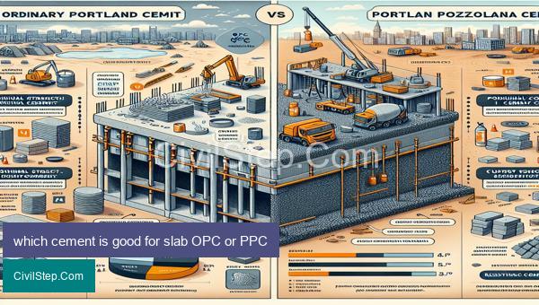 which cement is good for slab OPC or PPC